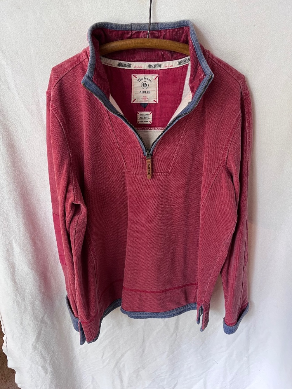 Mens Fat Face Airlie 1/4 zip.  Large